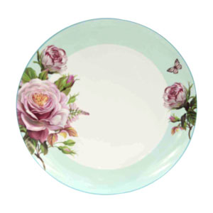Plato de porcelana blanco - Galerías el Triunfo - 095062426043