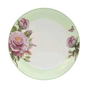 Plato de porcelana blanco - Galerías el Triunfo - 095062426044