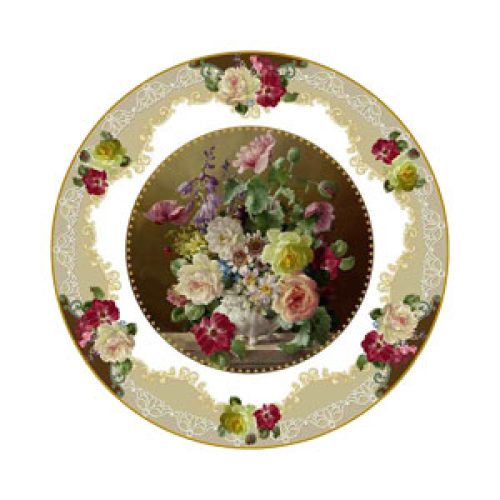 Plato de porcelana
