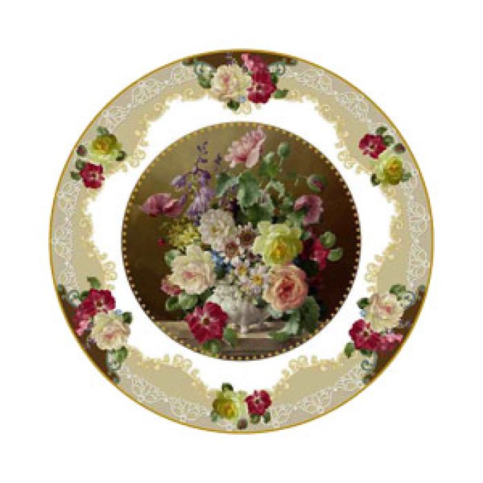 Plato de porcelana - Galerías el Triunfo - 095062426047