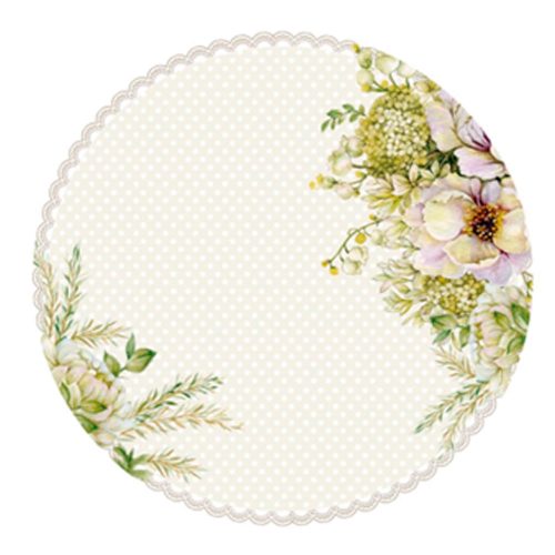 Plato de porcelana blanco