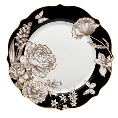 Plato de porcelana blanco