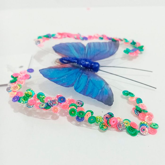 Mariposa azul transparente - Image 3
