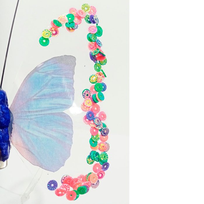 Mariposa azul transparente - Image 5
