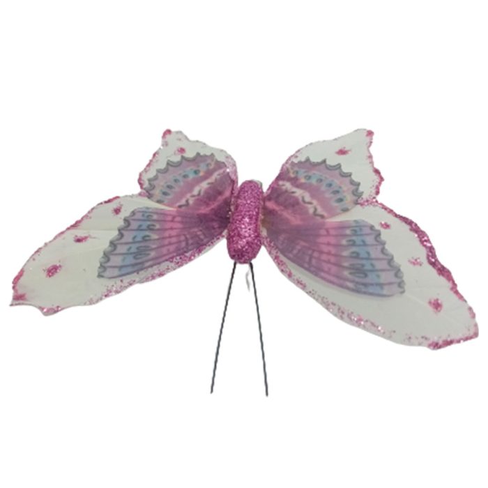 Mariposa purpura con blanco - Image 4