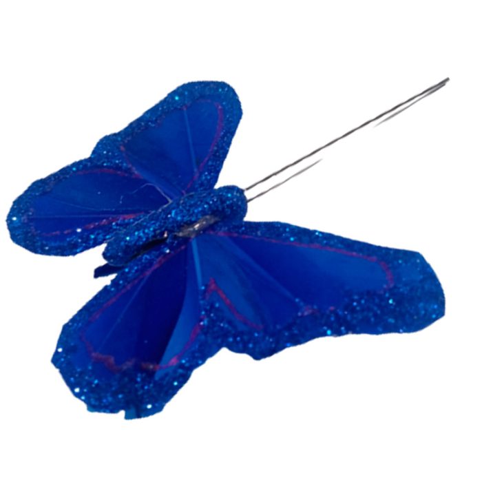 Mariposa azul con pinza - Image 3