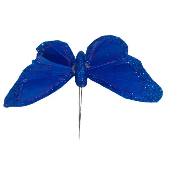 Mariposa azul con pinza - Image 4
