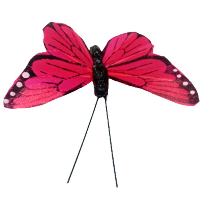 Mariposa roja con pinza - Image 4