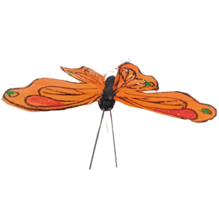 Mariposa naranja con pinza - Image 4