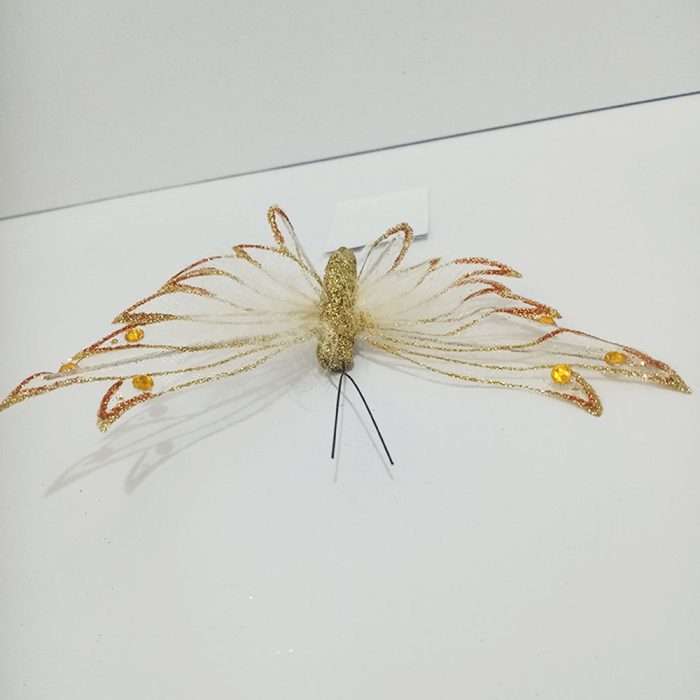 Mariposa dorada con pinza - Image 4