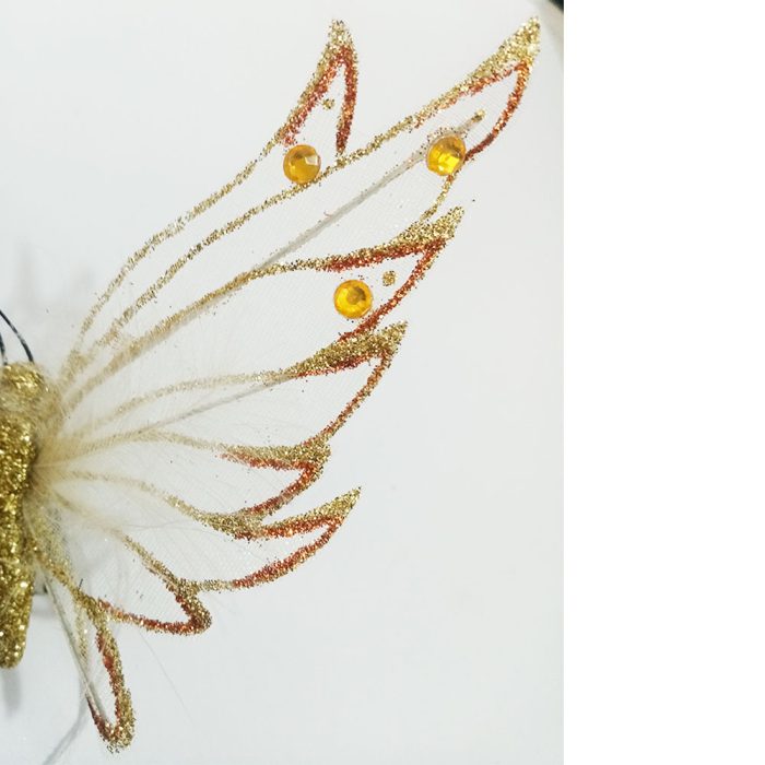 Mariposa dorada con pinza - Image 5