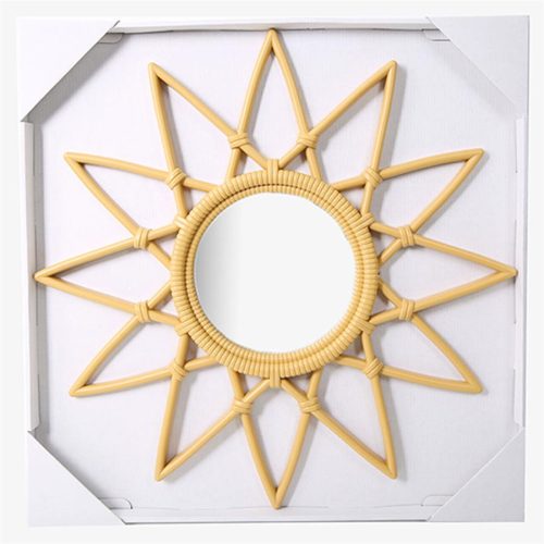 Espejo diseño estrella dorada