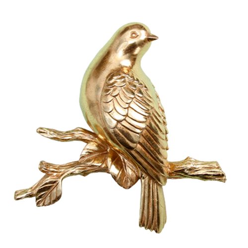 Pájaro de resina sobre