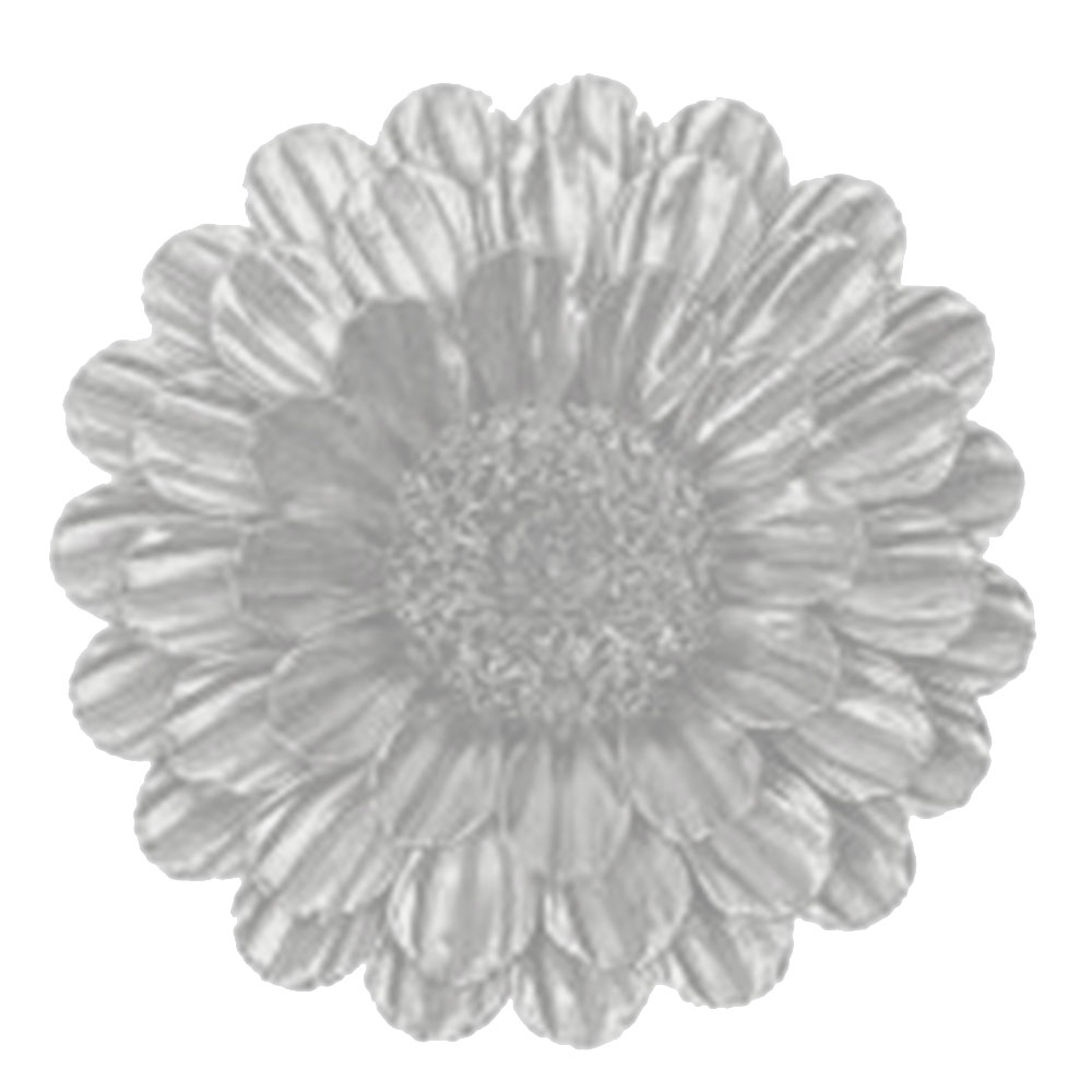 Flor de resina blanca - Galerías el Triunfo - 103072769049
