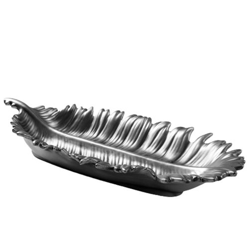 Hoja de resina plateada