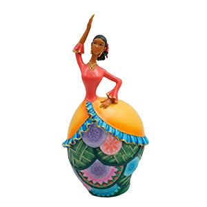 Bailarina de resina mexicana