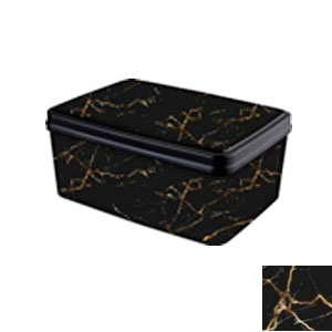Caja de plastico estampado