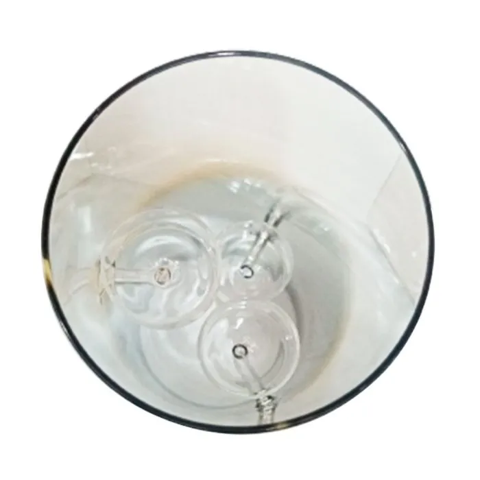 Candelabro de vidrio transparente - Image 3