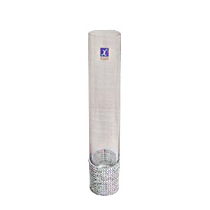 Florero cilíndrico de cristal - Galerías el Triunfo - 120007913154