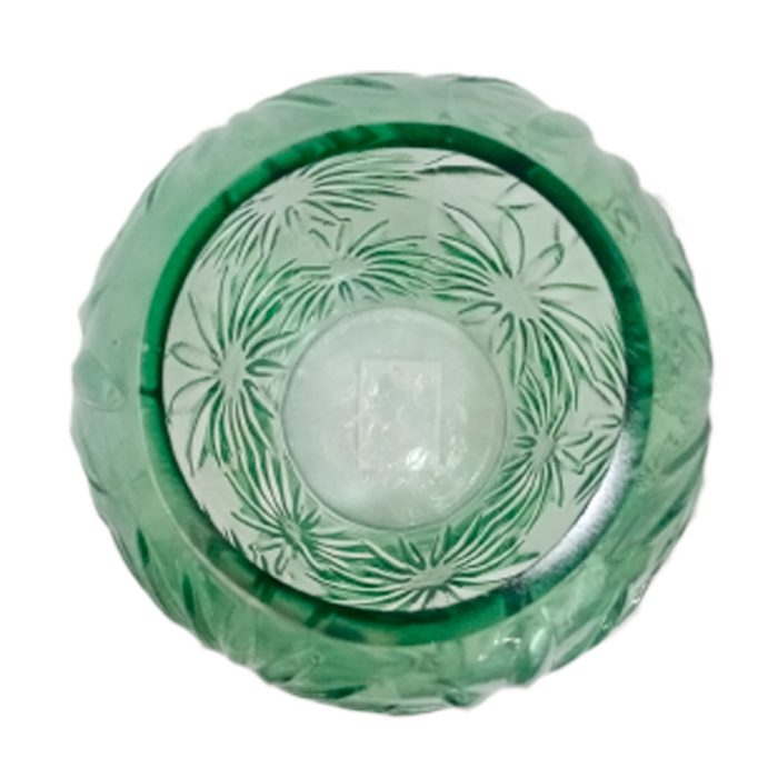 Florero de vidrio verde - Image 3