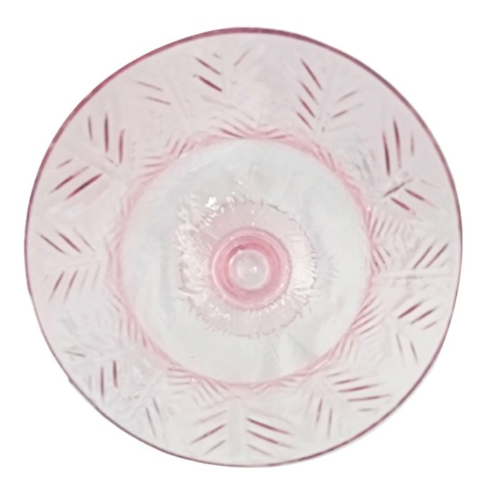 Florero de vidrio rosa - Image 3