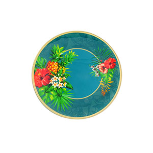 Plato de vidrio diseño
