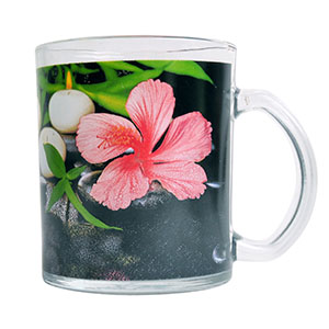 Taza de vidrio