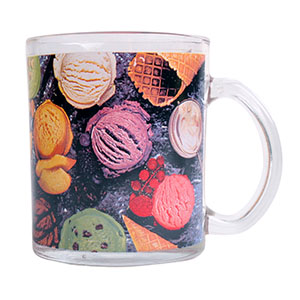 Taza de vidrio diseño