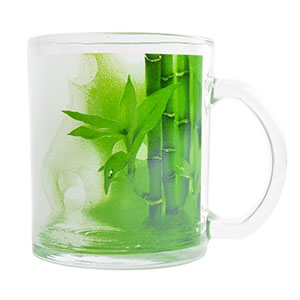 Taza de vidrio diseño