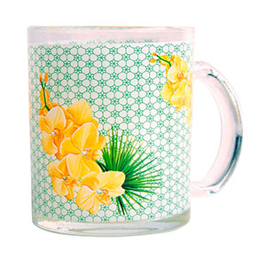 Taza de vidrio diseño