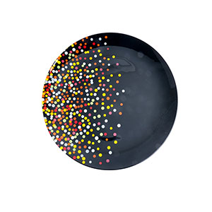 Plato de vidrio diseño