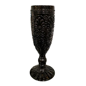 Copa de cristal negra