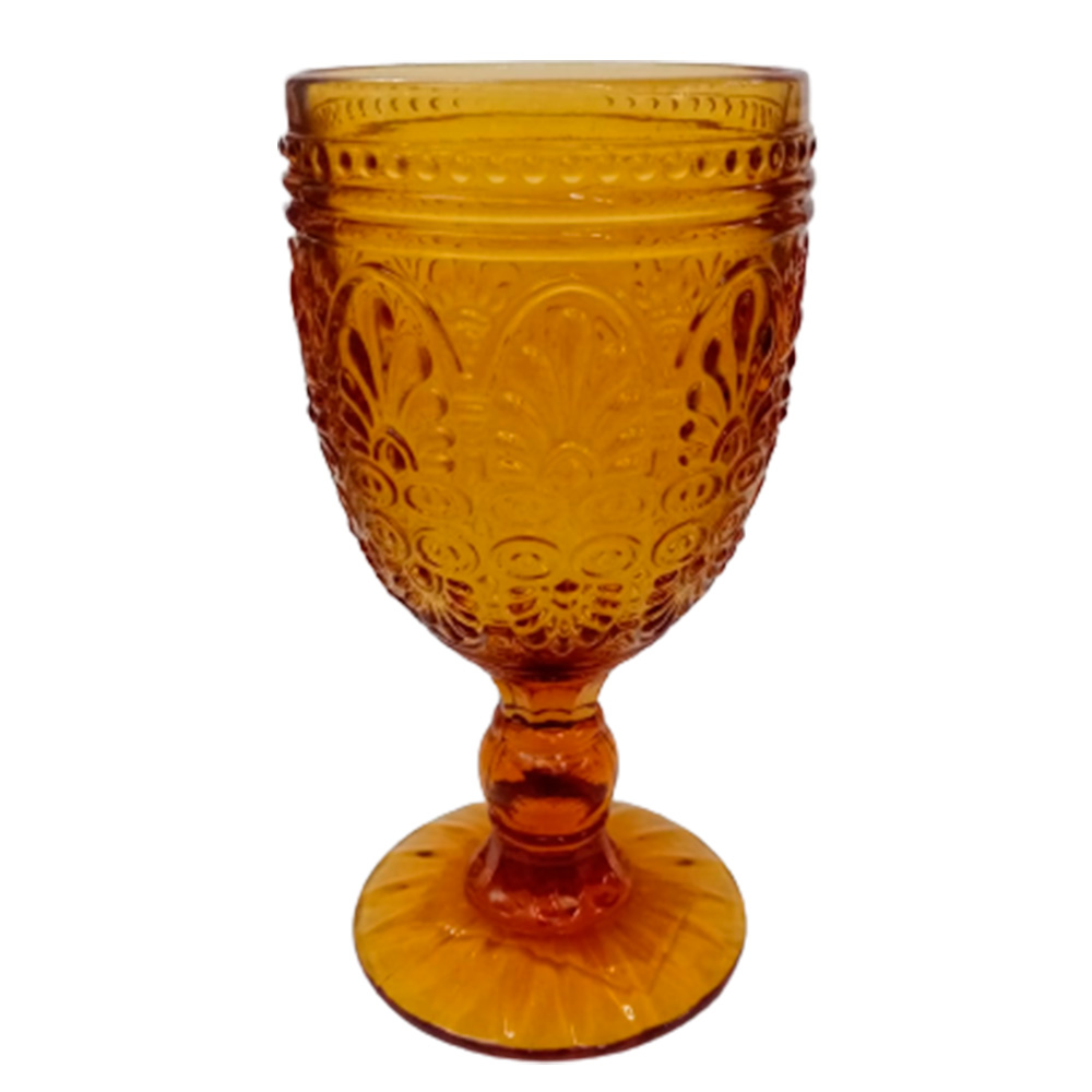 Copa de cristal ámbar - Galerías el Triunfo - 120072447053