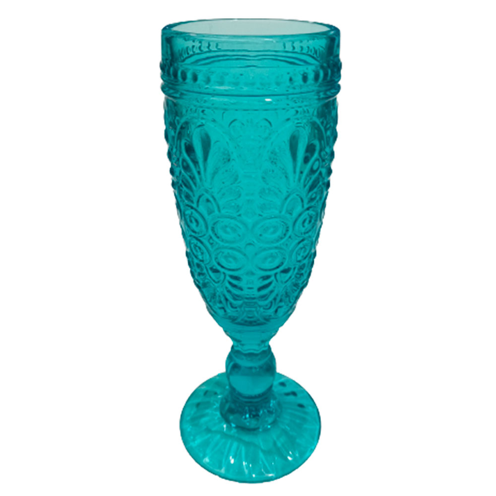 Copa de cristal azul - Galerías el Triunfo - 120072447086