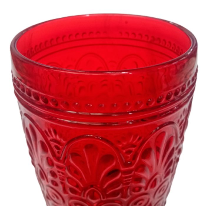 Vaso de cristal rojo - Image 3