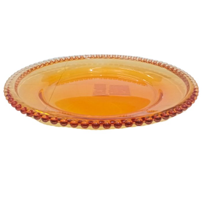 Plato de cristal transparente - Image 2