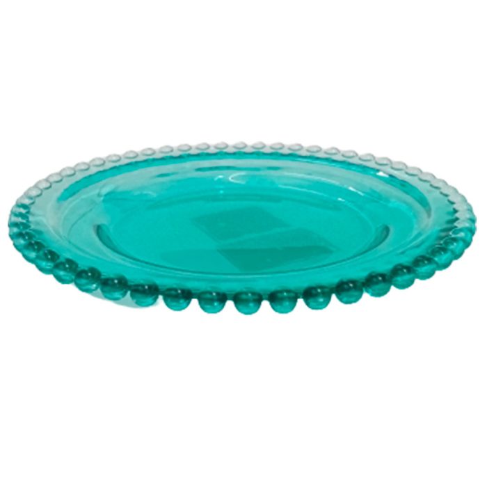 Plato de cristal transparente - Image 2