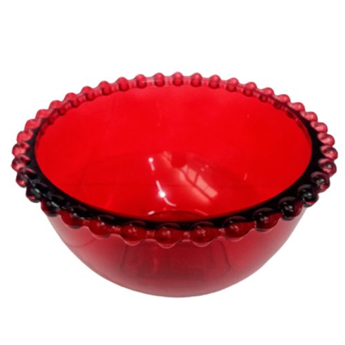 Bowl de cristal transparente