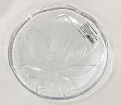Plato de vidrio diseño