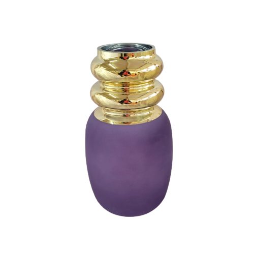Florero de Vidrio lila