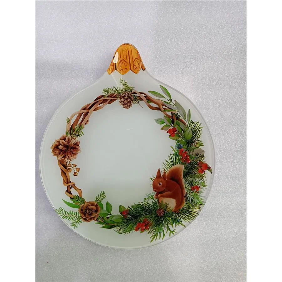 Plato de vidrio - Galerías el Triunfo - 124071887359