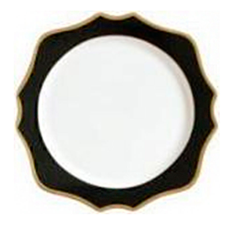 Plato de porcelana blanco - Galerías el Triunfo - 124072276057
