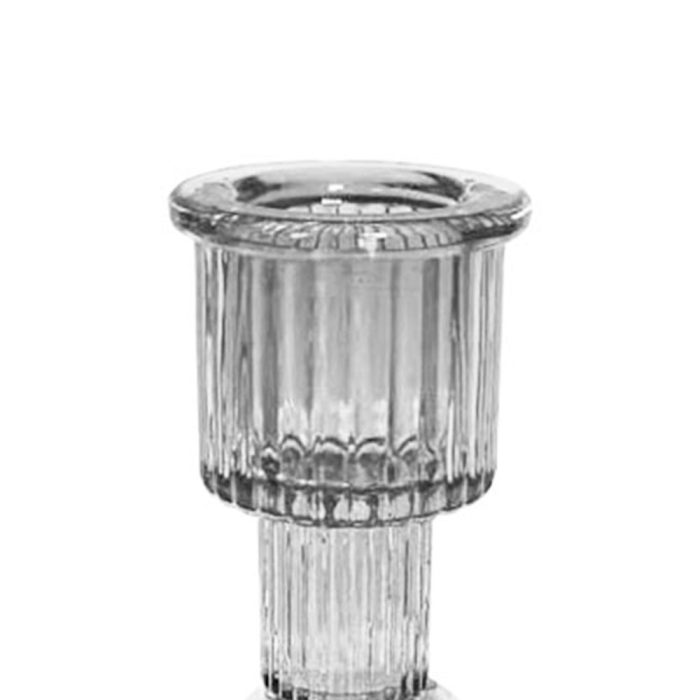 Candelabro de cristal transparente - Image 2