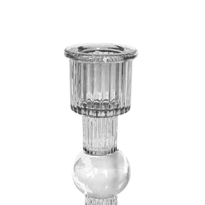 Candelabro de cristal transparente - Image 3