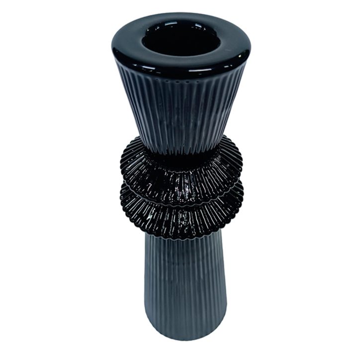 Candelabro de cristal negro - Image 2