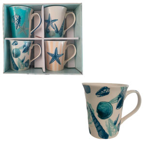 Juego de 4 tazas