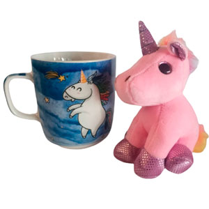 Taza de ceramica estampada