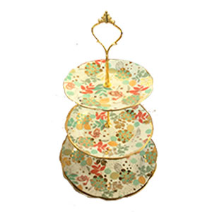 Pastelero de porcelana