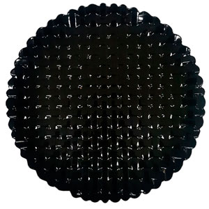 Plato de presentación negro