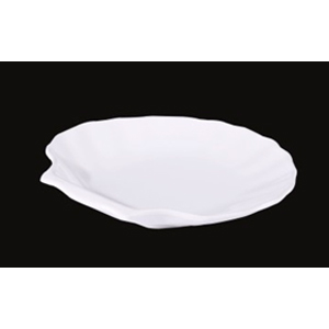 Plato de melamina blanca